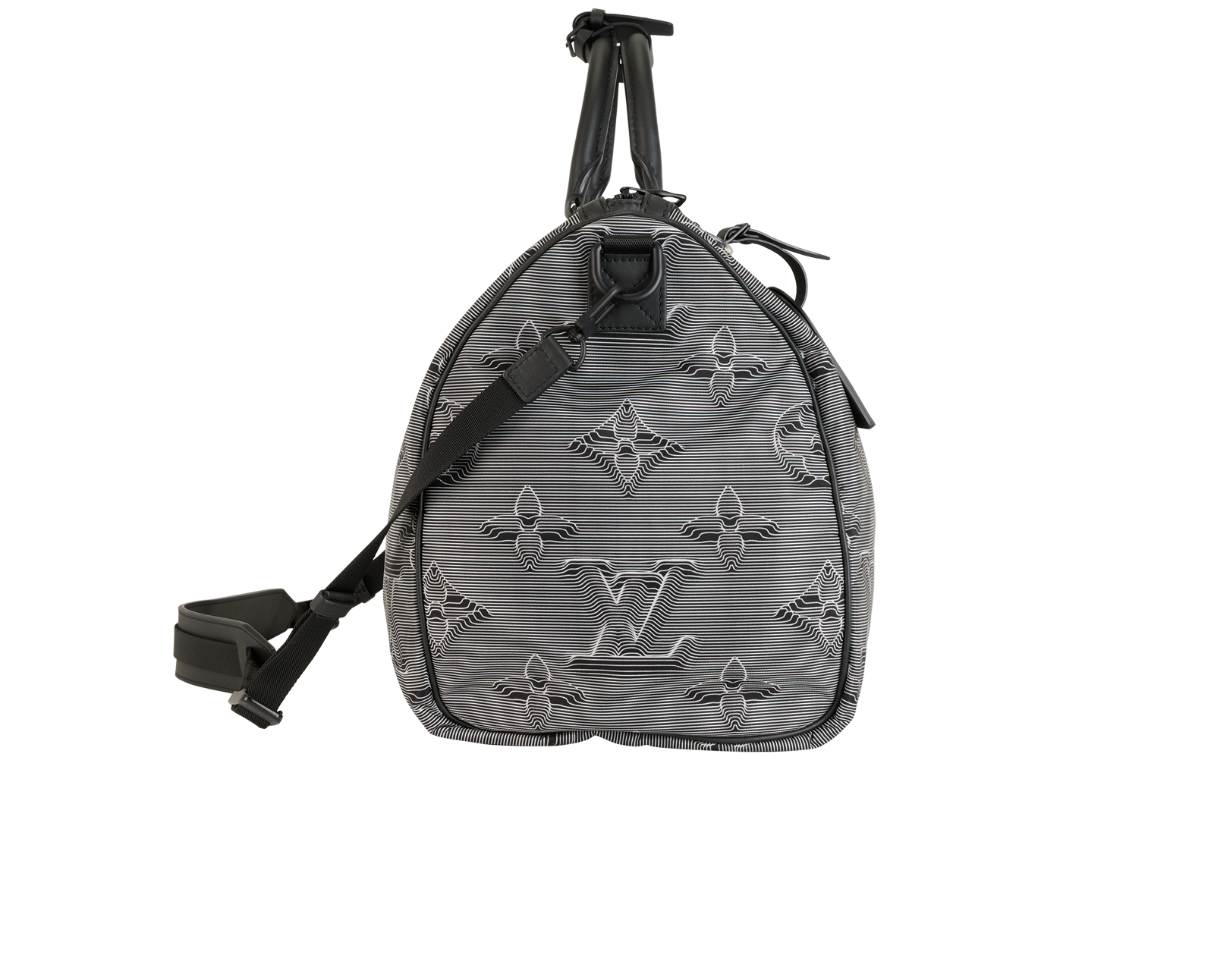 Keepall 50 3D 2054 Reversible Bandouliere, &pound;2,200, Handbags, Black/Blue/Green/Orange, Canvas, Other view